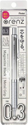 Pentel Mechanical Pencil Orenz 0.3mm, Magnetite Black, XPP1003G-MGA