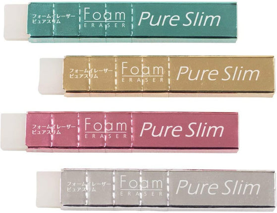 Sakura, Eraser, Foam Eraser Pure Slim, 4 Colors, RFWPS-4P