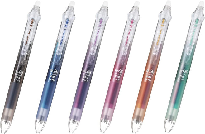 PILOT FriXion Ball 3 Slim 038 Non-Color (Ink: ELEGANT COLORS: Black, Violet, Rose) LKFBS60UF-NCV