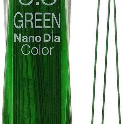 uni Mitsubishi Pencil Mechanical Pencil Lead Refill Nano Dia Color 0.5mm Green, U05202NDC.6, Set of 2