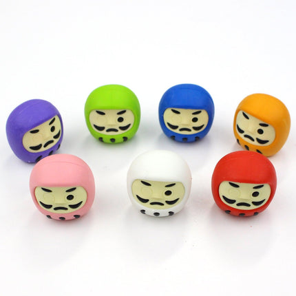 Iwako, Eraser, Daruma, 10 Pieces, Blister Pack, ER-BRI030