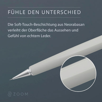 Tombow Mechanical Pencil ZOOM L2, 0.5mm, Matte Gray, SH-ZL2C78
