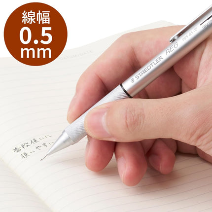 STAEDTLER REG Drafting Mechanical Pencil, 0.5mm, Silver, 925 85-05
