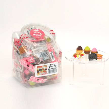 Iwako, Eraser, Cake, 60 Pieces, ER-KEI003