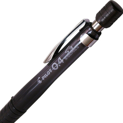 PILOT Mechanical Pencil S3, 0.4mm, Black, HPS-30R-TB4