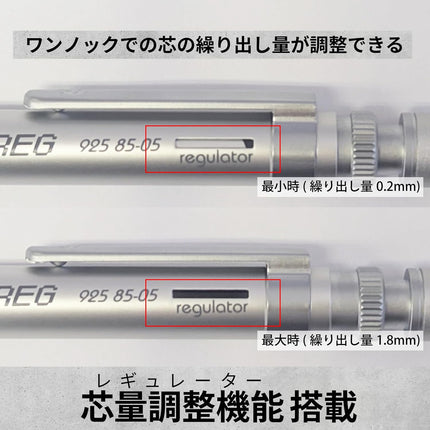STAEDTLER REG Drafting Mechanical Pencil, 0.5mm, Silver, 925 85-05