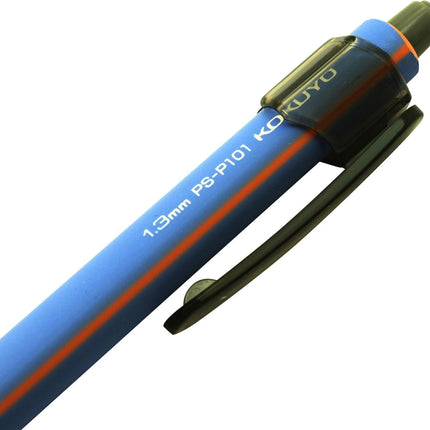 KOKUYO Mechanical Pencil Enpitsu Sharp, 1.3mm Brown 2B, Limited Edition Color with Clip, PS-P101S-1SP