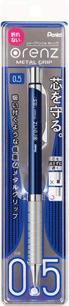 Pentel Mechanical Pencil Orenz Metal Grip 05 XPP1005G2-C Dark Blue