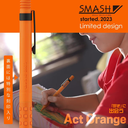 Pentel Mechanical Pencil Smash started. 2023, 0.3mm, Act Orange, Q1003-PLS1