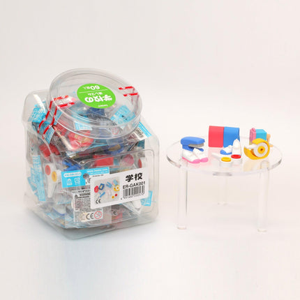 Iwako, Eraser, School Eraser, 60 Pieces, ER-GAK001