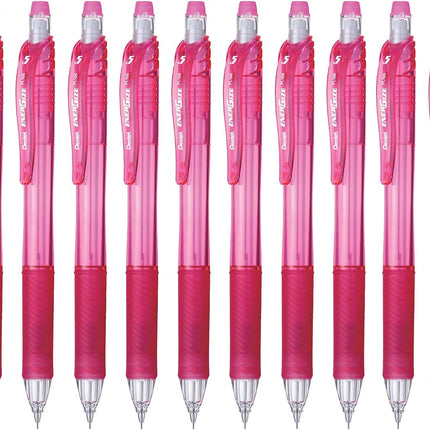 Pentel Mechanical Pencil EnerGize-X 0.5mm, Pink, PL105-P, Set of 12