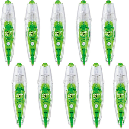 PLUS, Correction Tape, Whiper RUSH, 4.2mm, Green, 10 Pieces, WH-064, 43-440