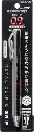 KOKUYO Mechanical Pencil Enpitsu Sharp TypeMx Metal Grip, 0.9mm Red, PS-P500R-1P