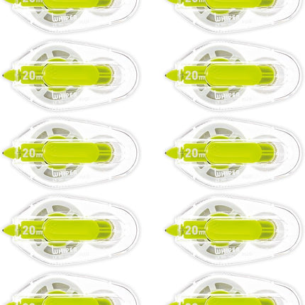 PLUS, Correction Tape, Whiper LT, 4mm, Green, 10 Pieces, WH-1404, 49-570