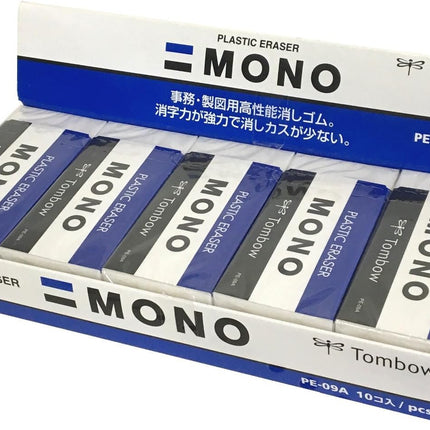 Tombow, Eraser, MONO PE09, 10 Piees, PE-09A-10P