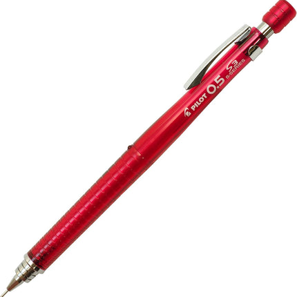 PILOT Mechanical Pencil S3, 0.5mm, Transparent Red, HPS-30R-TR5