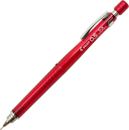 PILOT Mechanical Pencil S3, 0.5mm, Transparent Red, HPS-30R-TR5