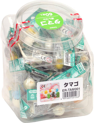 Iwako, Eraser, Egg, 60 Pieces, ER-TAM001