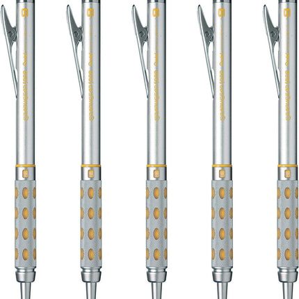 Pentel Mechanical Pencil GraphGear 1000 0.9mm, PG1019, Set of 5