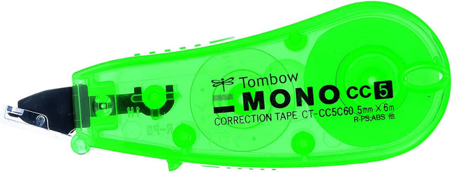 Tombow, Correction Tape, MONO CC, CC5C, Green, 5mm, CT-CC5C60