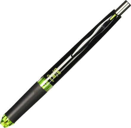 PILOT Double Knock Mechanical Pencil DEL FUL, 0.5mm, Black & Green, HDF-50R-BG