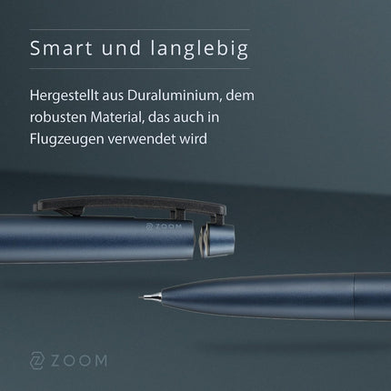 Tombow Mechanical Pencil ZOOM C1, 0.5mm, Graphite Blue, SH-Z