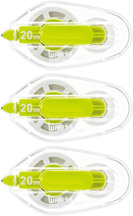 PLUS, Correction Tape, Whiper LT, 4mm, Green, 3 Pieces, WH-1404, 49-570