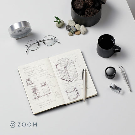 Tombow Mechanical Pencil ZOOM C1, 0.5mm, Sand Silver, SH-ZC1