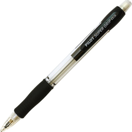 PILOT Mechanical Pencil Super Grip Knock, 0.5mm, Black, HGP-10R-B5