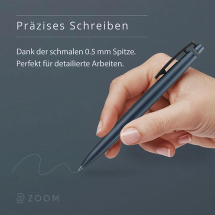 Tombow Mechanical Pencil ZOOM C1, 0.5mm, Graphite Blue, SH-Z