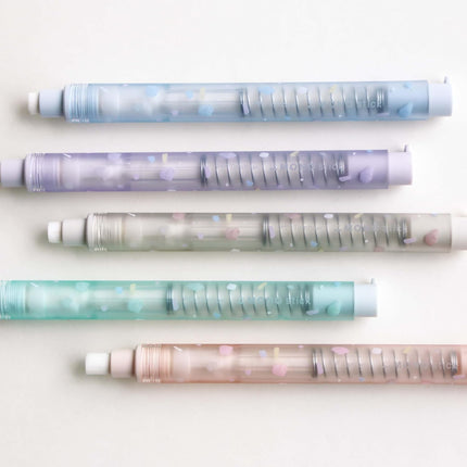 Tombow, Pen-Style Eraser, MONO stick, Pale Purple, 5-Pack, JCC-123E-5P
