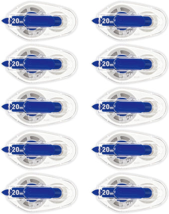 PLUS, Correction Tape, Whiper LT, 5mm, Blue, 10 Pieces, WH-1405, 49-571