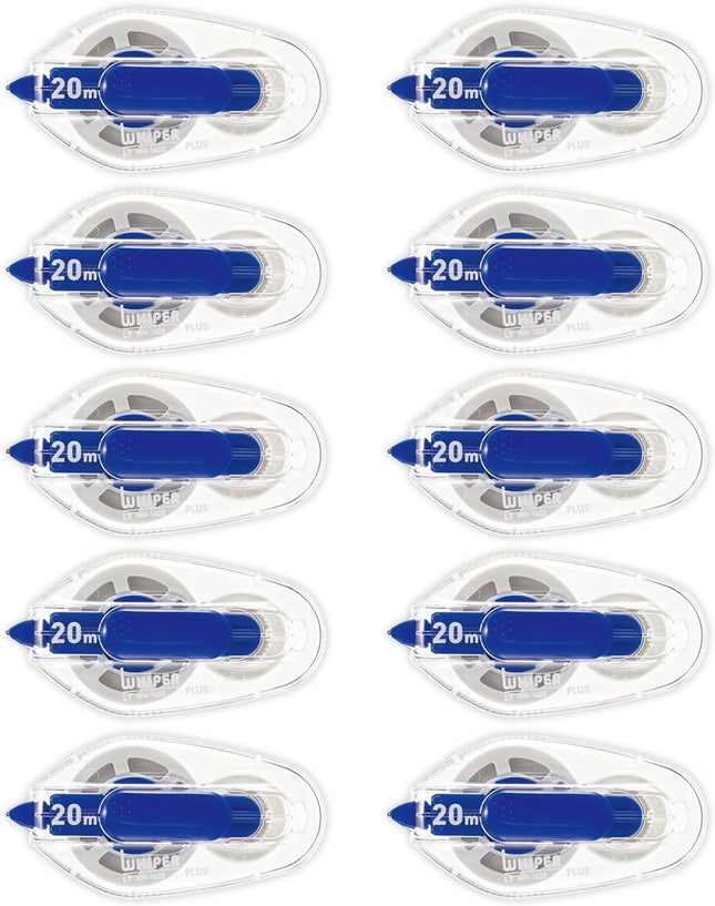 PLUS, Correction Tape, Whiper LT, 5mm, Blue, 10 Pieces, WH-1405, 49-571