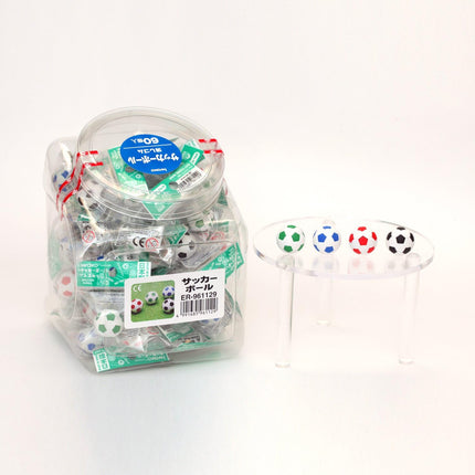 Iwako, Eraser, Soccer Ball, 60 Pieces, ER-961129