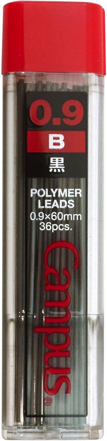 KOKUYO Campus Mechanical Pencil Lead Refill 0.9mm B, PSR-CB9