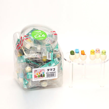 Iwako, Eraser, Egg, 60 Pieces, ER-TAM001