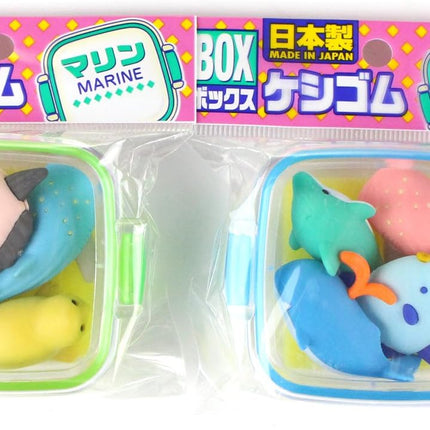 Iwako, Eraser, Marine BOX Eraser, 10 Pieces, ER-981202