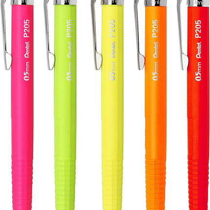 Pentel Mechanical Pencil P205 0.5mm, Barrel Yellow, P205-F