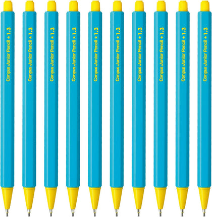 KOKUYO Mechanical Pencil Campus Junior Pencil, 1.3mm Blue, 10 Pieces, PS-C101B-1PX10