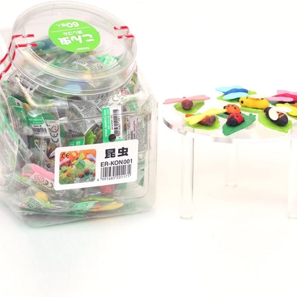 Iwako, Eraser, Insect, 60 Pieces, ER-KON001