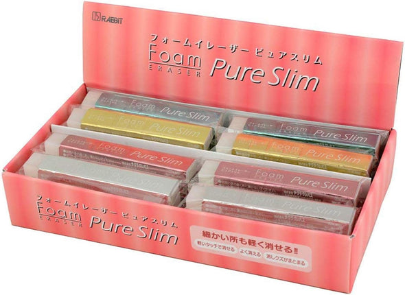 Sakura, Eraser, Foam Eraser Pure Slim, Assortment, 32 Pieces, RFWPS150(32)