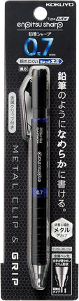 KOKUYO Mechanical Pencil Enpitsu Sharp TypeMx Metal Grip, 0.7mm Blue, PS-P502B-1P