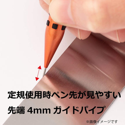 Pentel Mechanical Pencil Smash 0.5mm, Black x Orange, Q1005-PL2