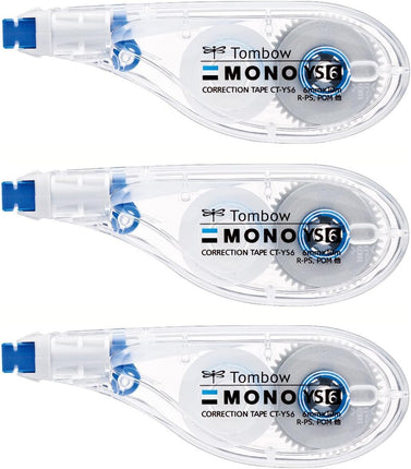 Tombow, Correction Tape, MONO YS, YS6, 6mm, CT-YS6 3 Pieces, KCA-327