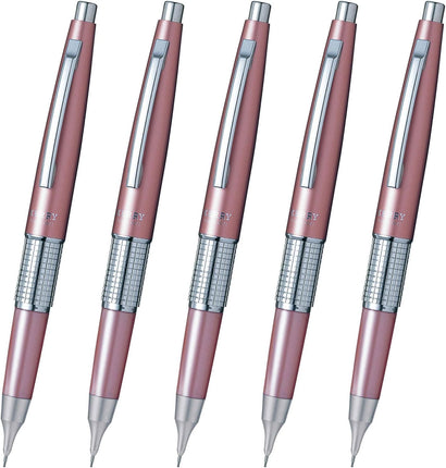 Pentel Mechanical Pencil Mannensil Kerry  Cap Type, Rose, 5 Pieces, P1035-PD