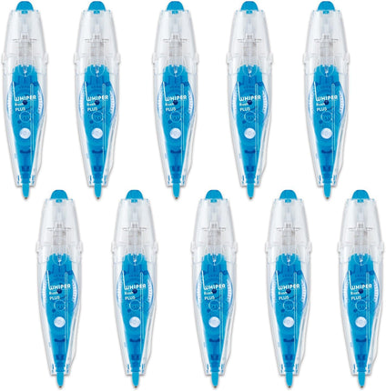 PLUS, Correction Tape, Whiper RUSH, 6mm, Light Blue, 10 Pieces, WH-066, 43-444