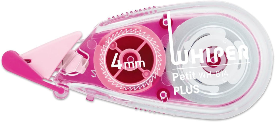 PLUS, Correction Tape, Whiper Petit, 4mm, Pink, WH-814, 49-251