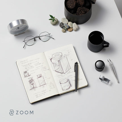 Tombow Mechanical Pencil ZOOM C1, 0.5mm, Full Black, SH-ZC1C