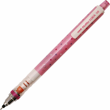 uni Mitsubishi Pencil Mechanical Pencil, Kuru Toga Standard Model, 0.5mm, Limited, Pink Dot, M5-450 1P, M54501P.PD