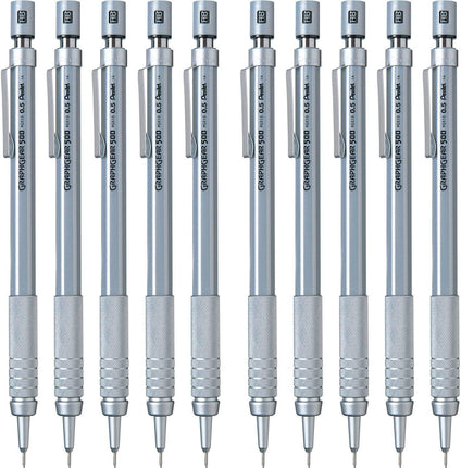 Pentel Mechanical Pencil GraphGear 500 0.5mm, PG515, Set of 10